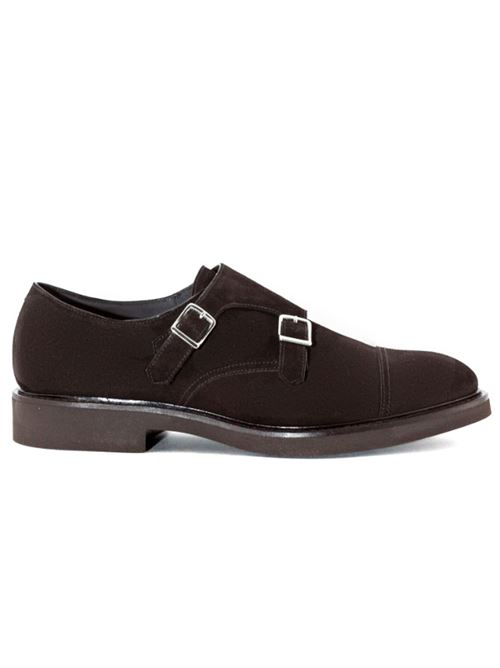DOUBLE BUCKLE CAP TOE DOUCALS | DU1025VEROUF009TM23VISONE TERRE/F.DO T.MORO
